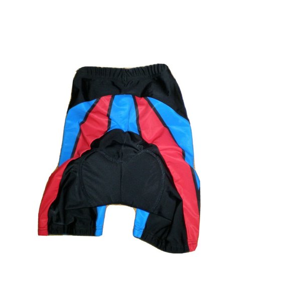 Biemme Padded Cycling Shorts Black Blue Red Womens Small / Size 2 - Picture 2 of 2